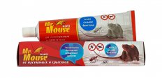 От грызунов и насекомых клей 60гр. туба Mr. Mouse MR-6012 (Китай)